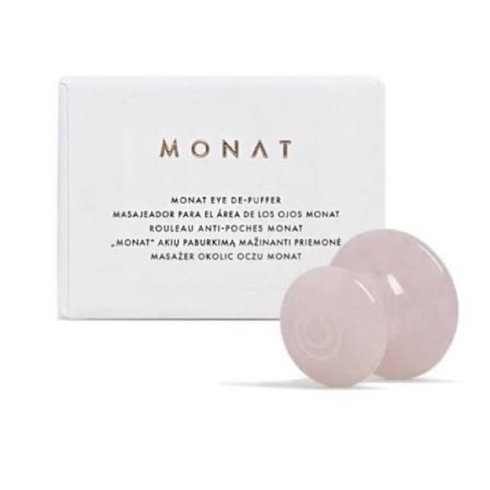 Monat Eye De-Puffer with Pink Massager